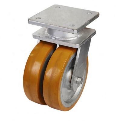 China Hot Sale Heavy Duty PIVOT Machine Adjustable Caster With Foot Lock PA Wheel for sale