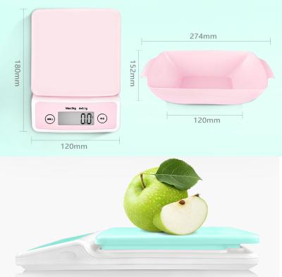 China Weigh Small Kitchen Scale Electronic Mini Scale 3kg Mini Measuring Scale High Quality for sale