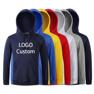 China Heavy Customized Anti-Shrink Embroidery Cotton Hoodie Men Sport Simple Oversized Blank Slim Fit Sweatshirt Men's Custom Hoodies for sale