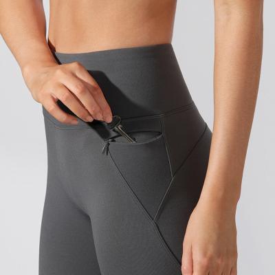 China Antibacterial High Waist Quality Leggings For Women Custom Womens Compression Recycled Sport Yoga Leggings for sale