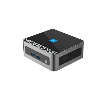 China For MOREFINE M9 Business Mini Pocket PC 12th gen Alder N100 3.7Ghz DDR4 M.2 NVME Wifi6 4*USB3.2 Gen Alder 4K Output HTPC Mini Desktop Computer 16G for sale