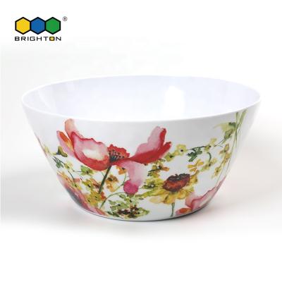 China Stocked 6 Inch Hammered Cereal Bowl 10 Inch Salad Serving Bowl For Melamine Dinnerware for sale