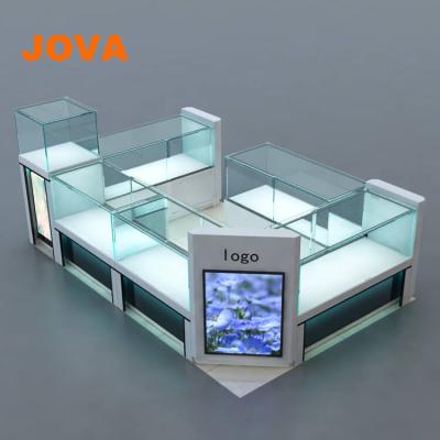 China SMALL KIOSK Simple Easy To Install Cell Phone Showcase 3x2 Small Mobile Shop Design Kiosk for sale