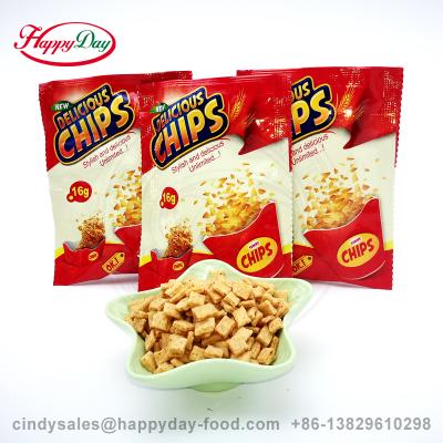 China Happyday Natural Delicious Potato Chips Snack For Kid Puffed Food for sale