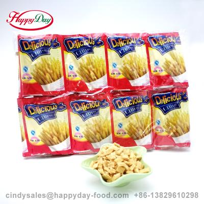 China Happyday deliciou patato fries natural snack for kid puffed food for sale