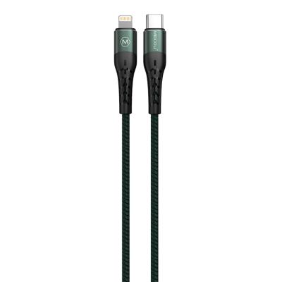 China Fast Charging Cable 30W 3A Green Palladium Color Palladium Charing Cable 1M Length Fast Charging Data Cable For Sale for sale