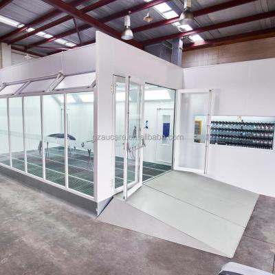 China Automobile paint baking 2023 CE approved  7M length car spray booth / spraybooth spray paint booth Car baking oven auto spraying booth for car for sale