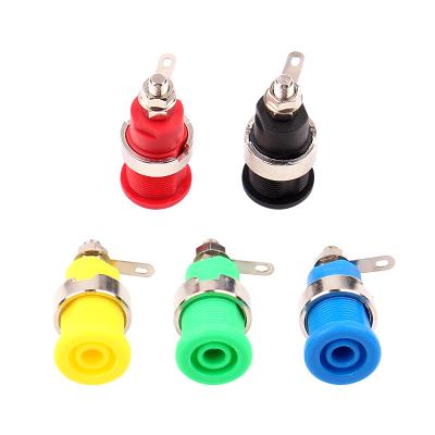 China Industrial 4mm 5 Color Panel Banana Plug Industrial Female Connector for sale