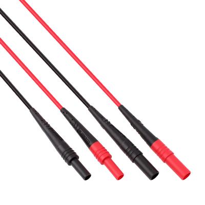 China 4mm Double Ends Safety Copper Male To Female Test Lead Cables for sale