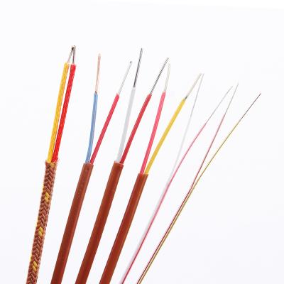 China K Type 24AWG High Temperature Fiberglass Temperature Sensor Thermocouple K Wire ETA-T-K-24 for sale