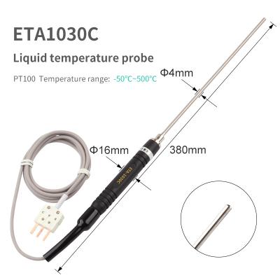 China Circular Bakelite ETA1030C Platinum Resistance Temperature Probe Temperature Sensing Head for sale