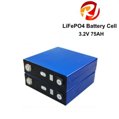 China Best Price 3.2V 75AH LiFePO4 Battery Cell Deep Cycle Li-ion For Off Grid PV Home Energy Storage for sale