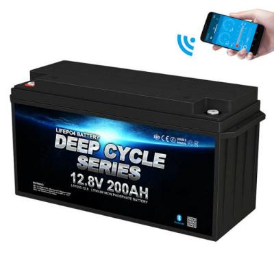 China 12v200ah lifepo4 best camper trailer lithium ion batteries deep cycle van battery for sale