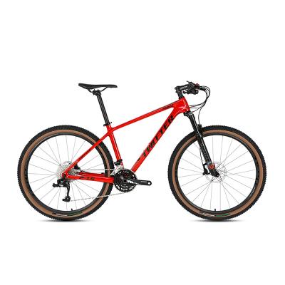 China Custom Full Carbon Fiber Twitter Suspension 29 Inch Mountainbike Disc Brake 30 Speed ​​Carbon Fiber Frame Mountain Bikes for sale