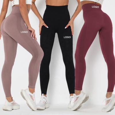 China Logo Active Wear Running Sports Custom Breathable Teams Fitness Workout Leggings Women Sports Yoga Gaiters for sale