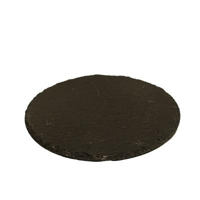 China Round Square Natural Stone Serving Sushi Steak Restaurant Dinner Dishes Plate in stock for sale