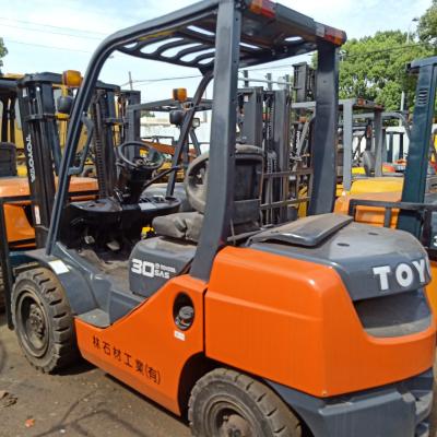 China Construction worksÂ   Used Forklift Toyota 8F Series 3 Ton Forklift FD30 Diesel Forklift for sale