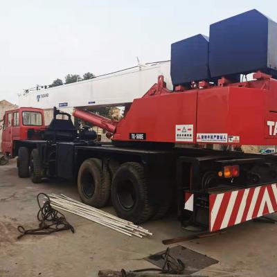 China TRUCK CRANE Used Truck Crane 50T TADANO TG-500E Mobile Crane For Sale Truck Cranes 55Ton TADANO TG5000E for sale