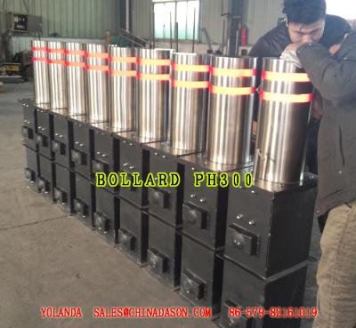 China 304 stainless (surface) semi-automatic (underground) steel tube bollard (PH300) for sale