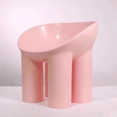 China Beautiful Cute Pink Ball Chair Designer Design Modern Armchair Dining Chair for sale