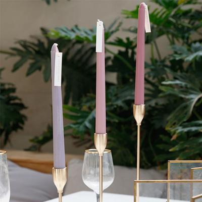 China Creative color decoration of long candle wedding banquet candle romantic smokeless fragrant wedding dinner for sale