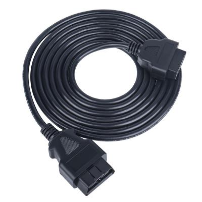 China 90% Car 3m OBDII Extension Cables Male Car Accessories And Connector 16 Pin Diagnostic Tools Female To Standard Interface Adapter for sale