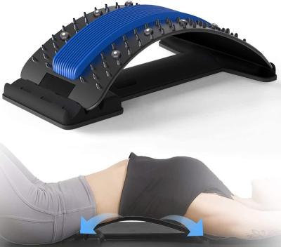 China Acupuncture back stretcher, back pain reliever with magnetic acupoint therapy, lumbar spine massager, for sale