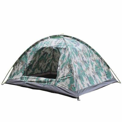 China Outdoor High Quality Waterproof Moisture Proof Camouflage Tent 1-4 People Waterproof Camping Party Planting Tent for sale