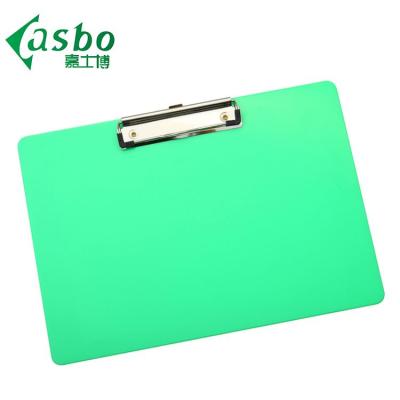 China Plastic Packing Green Small Clipboards Plastic Clipboard Organizer for sale