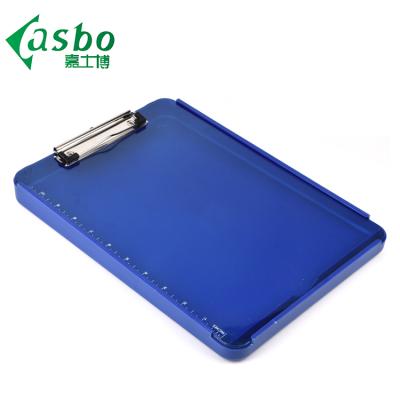 China Popular A4 Wooden Size PP Plastic Supplier China Alibaba Clipboard Blue Plastic Storage for sale