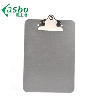 China Hot Sale Wooden Panel A5 Custom Logo Stationery Promotion Aluminum Clip for sale