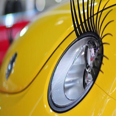 China 2020 Success 3D PVC Electric Eye Vehicle Eyelashes Car Eyelashes Sexy Car Headlights Fake Sticker Fake Eyelashes for sale