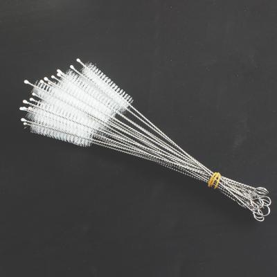 China Success 20cm Straw Bottle Stainless Steel Brush Stocked Spiral Cleaning Brushes for sale