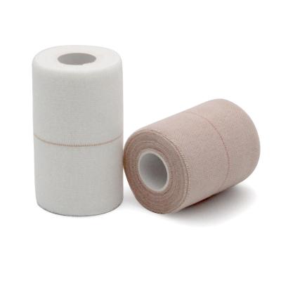 China Recovery Elastoplast Cotton Fabric Breathable Elastic Adhesive Bandages for sale