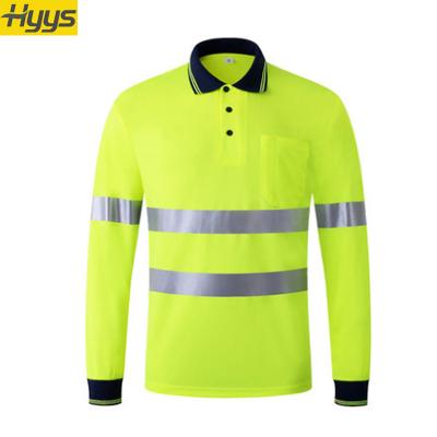 China High Visibility High-Reflective Safety T-Shirt Quick Dry Reflective Safety Shirt for sale