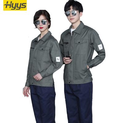 China Men's Long Sleeve Work Wear Uniform Jacket Breathable Workwear Manufacturer Work Suit Factory Workshop Uniform for sale