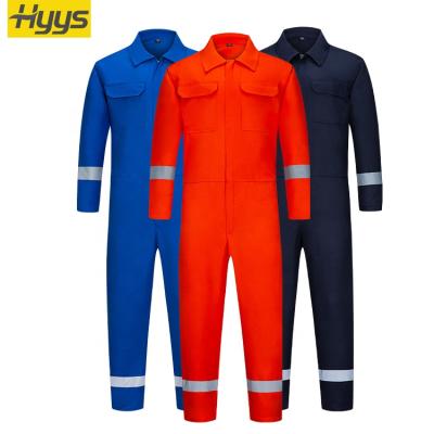 China Overall 100% Polyester Work Coveralls Unisex Construction Overalls Can Be Customized Worker Uniform for sale