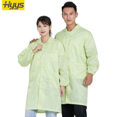 China Work Uniform Dust Prevent And Static Free Running Coats Industrial Worker Uniform For Men And Women Workwear for sale