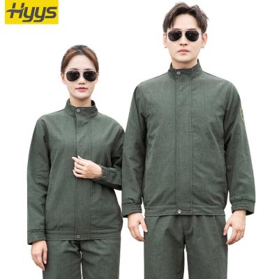 China Work Wear Uniform Unisex Fire Resistant Fiber Work Coverall Shirt Worker Flame Retardant Uniform for sale