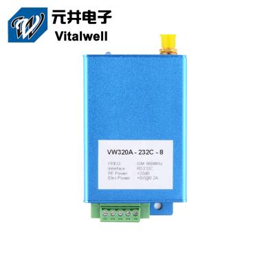 China VW320A 433mhz 868MHz 100mW rs485 transmitter and receiver rf transceiver wireless data transmission wireless module for sale