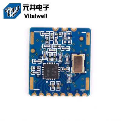 China CC1101 868MHz wireless data transmission VW1101M-8 TI 10mW CE certification universal wireless receiver module for sale