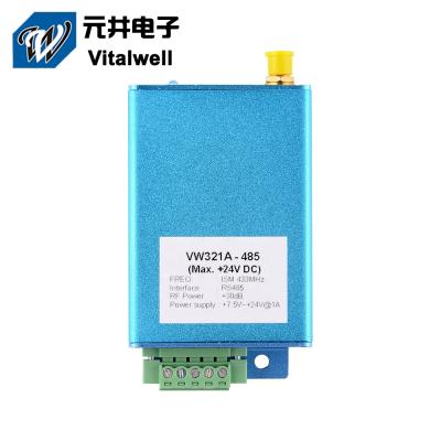 China VW321A +7.5V~+24V 1W 433MHz 2-FSK 2km wireless data transmission wireless rs485 transmitter and receiver for sale