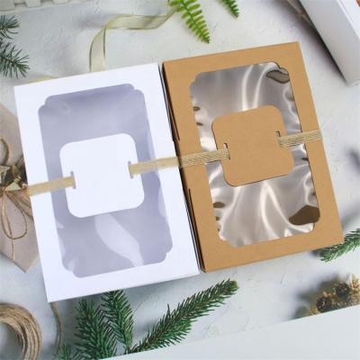 China Wholesales Design Recyclable Creative Wedding Cookie Pastry Paper Gift Boxes Brown Craft Paper Box For Parties for sale