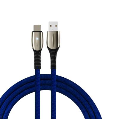 China Custom Nylon Braided MP3/MP4 Player Mobile Phone Cable 2A Data Cable Usb Charger Charging Cable for sale