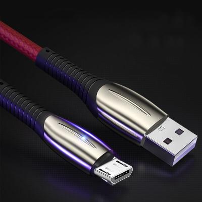 China Factory Offer MP3/MP4 Player Factory Offer Zinc Alloy Micro USB Cable Fast Charging Mobile Phone Data Cable Line 3C Accessories for sale