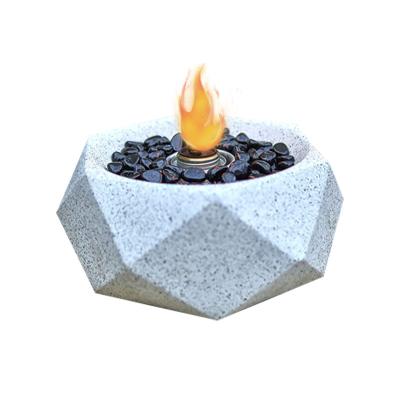 China Mini Cute Stocked Indoor Use Table Top Ethanol Fireplace for sale