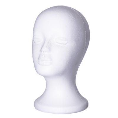 China For Pierceable Styrofoam Commercial Large Size Male Female Head Hardness White Color for sale