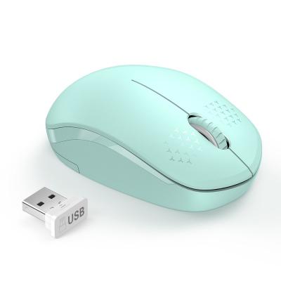 China Wireless Silent Mouse 2.4g Programmable Gaming Mouse Silent Mouse with USB eceiver laptop mice for physical channels table laptop with windows system for sale