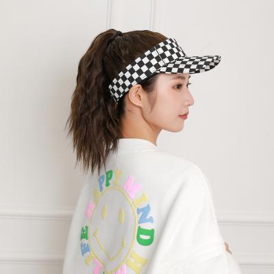 China Funny Hair Women Wave Hair Wig Cap Cap Fake Hair Talent Sun Visor Hat Newest Novelty Baseball Cap Wig Hairpiece Regular Hat Wholesale for sale