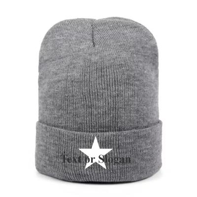 China COMMON Women Winter Beanie Hat Autumn Women Wool Knit Beanie Warm Cuff Beanie Watch Cap for Girls Spring Skull Hats for Female for sale